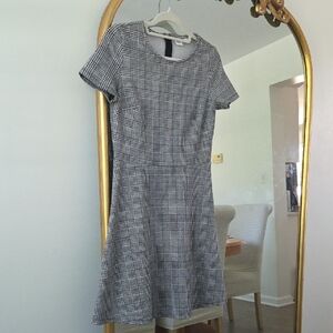 GAP Monochrome Checkered Dress